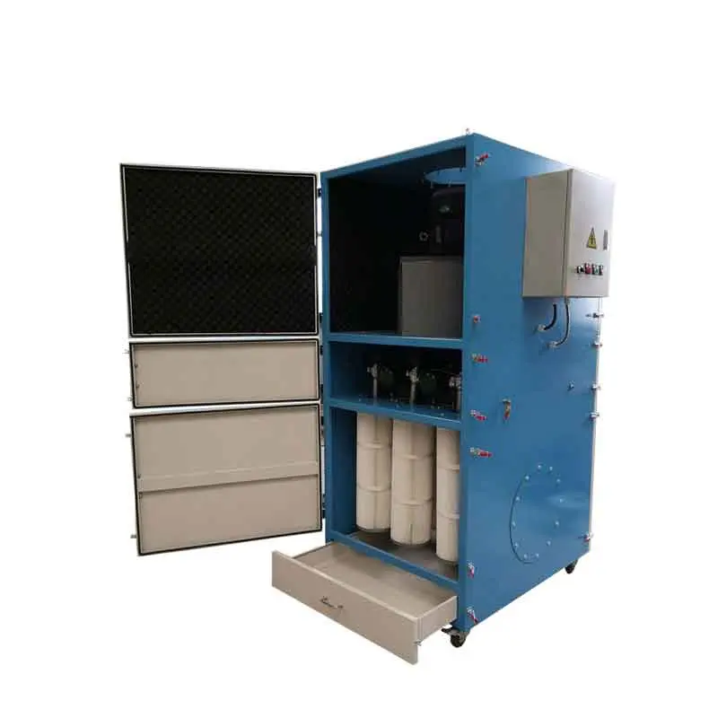 5.5KW滤筒脉冲工业移动吸尘机